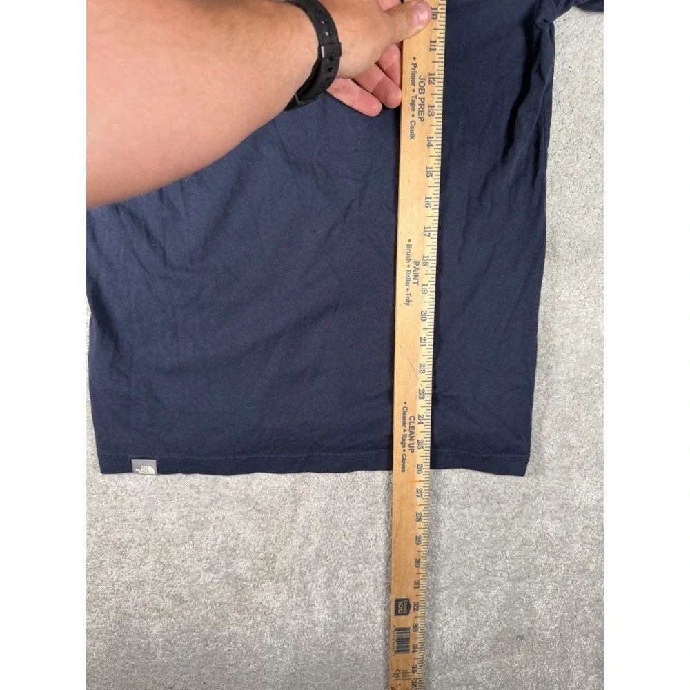 The North Face Budapest GPS Graphic T Shirt Mens Small Blue Crew Neck